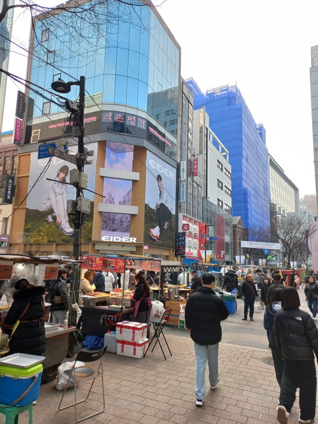 Myeongdong Street in Seoul