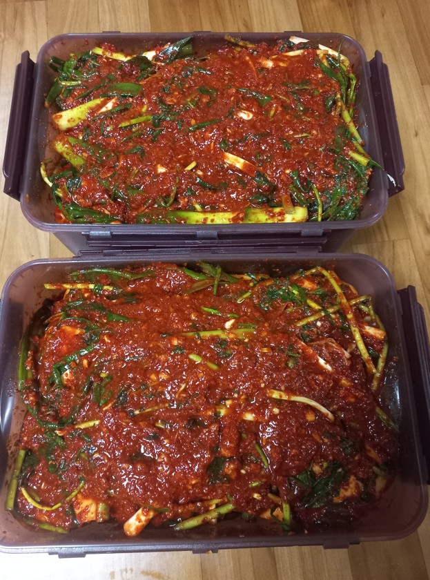 Korean kimchi.